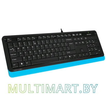 Клавиатура A4Tech Fstyler FK10 (черный/синий) картинка 2